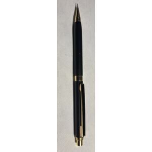 Vintage Dixon Mechanical Pencil - 0.5mm Black With Gold Trim (1980s?) lot0107